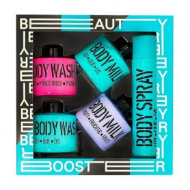 Набор для тела Mades Cosmetics Beauty Booster Голубая лилия, розовый пион и фруктовый пурпур, 5 предметов