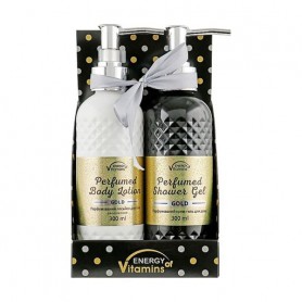 Набор для тела ENERGY of Vitamins Gold (крем-гель для душа Gold, 300 мл + лосьон для тела Gold, 300 мл)