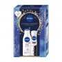 Подарочный набор женский NIVEA Caring Moment (лосьон для тела, 250 мл + антиперспирант-спрей, 150 мл)