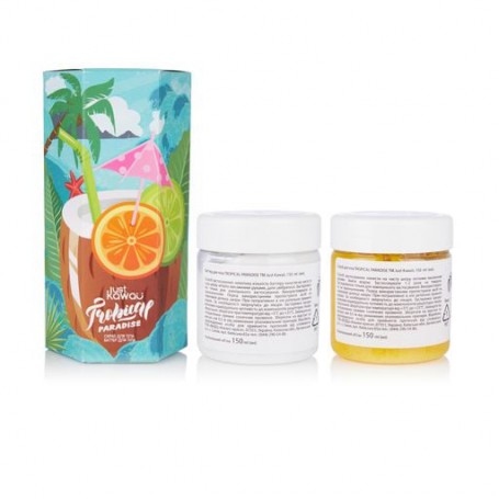 Подарочный набор Just Kawaii Tropical Paradise (скраб для тела, 150 мл + баттер для тела, 150 мл)