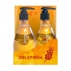 Подарочный набор OBLEPIKHA (крем для рук и ногтей, 275 мл + фито-бальзам для ног, 275 мл)