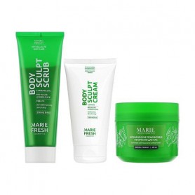 Набор для тела Marie Fresh Cosmetics Anti-Cellulite Body Set (скраб, 250 мл + обертывание, 300 мл + крем, 150 мл)