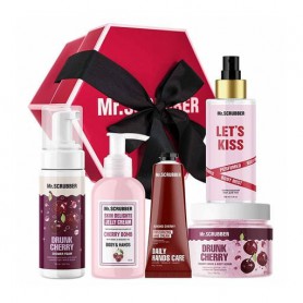 Подарочный набор для тела и рук Mr.Scrubber Cherry Kiss, 5 предметов