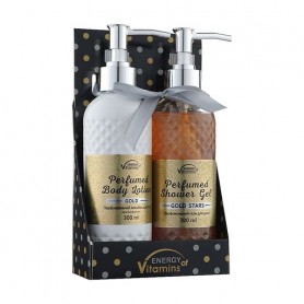 Подарочный набор для тела ENERGY of Vitamins MY Gold Stars (гель для душа Gold Stars, 300 мл + лосьон для тела Gold, 300 мл)