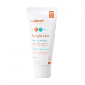 Солнцезащитный увлажняющий крем для лица Ivatherm Sunlight Mat Dry Touch Fluid SPF 50+ для жирной кожи, 50 мл
