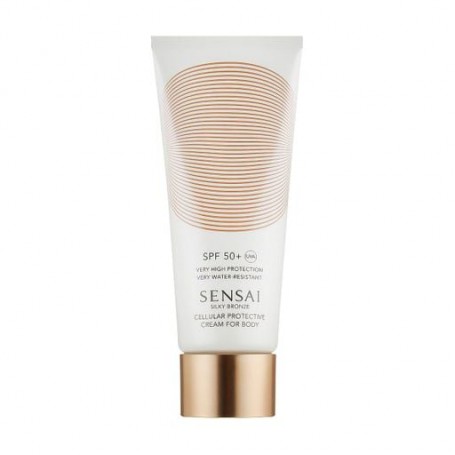 Антивозрастный солнцезащитный крем для тела Sensai Silky Bronze Cellular Protective Cream For Body SPF 50+, 150 мл
