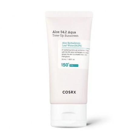 Увлажняющий солнцезащитный крем для лица CosRX Aloe 54.2 Aqua Tone-Up Sunscreen, SPF 50+ PA++++, 50 мл