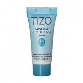 Минеральный солнцезащитный крем для лица и тела TiZO Mineral Sun Defense Tinted SPF 50 с оттенком, 5 г