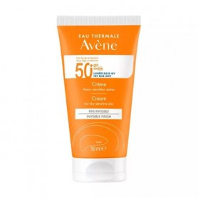 Солнцезащитный крем для лица Avene SPF 50+ для сухой и чувствительной кожи, 50 мл