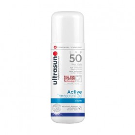 Прозрачный солнцезащитный гель Ultrasun Active Transparent Gel SPF 50, 150 мл