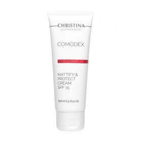 Матирующий защитный крем для лица Christina Comodex-Mattify & Protect Cream SPF 15, 75 мл