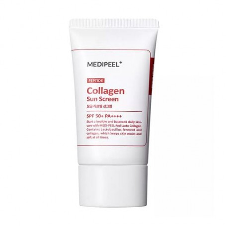 Солнцезащитный крем для лица Medi-Peel Red Lacto Collagen Pore Lifting Sun Screen Cream, SPF 50+ PA++++, 50 г