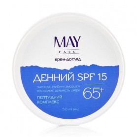 Дневной крем-уход для лица MAY face SPF 15, 65+, 50 мл