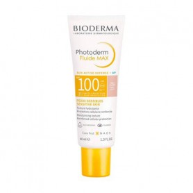 Солнцезащитный тональный флюид для лица Bioderma Photoderm Fluide Мах SPF 100 PA ++++ для чувствительной кожи, очень светлый, 40