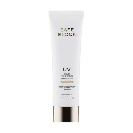 Солнцезащитный крем для лица Missha Safe Block RX Cover Tone Up Sun SPF50+/PA ++++, 50 мл