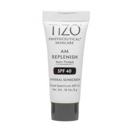 Дневной питательный крем для лица и тела TiZO Photoceutical Skincare AM Replenish Non-Tinted SPF 40 без оттенка, 5 г