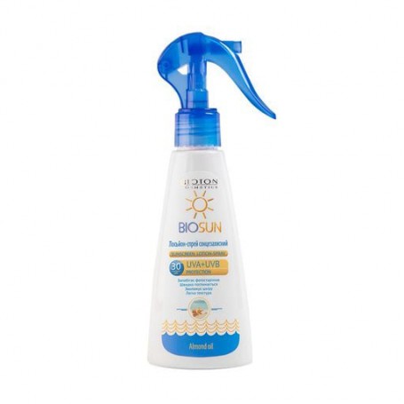 Сонцезахисний лосьйон-спрей Bioton Cosmetics BioSun SPF 30, 150 мл
