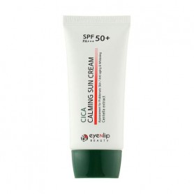 Успокаивающий солнцезащитный крем для лица Eyenlip Cica Calming Sun Cream SPF50+/PA+++ с центеллой, 50 мл