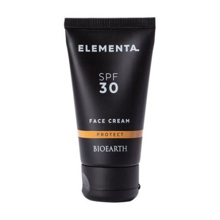 Защитный крем для лица Bioearth Elementa Protect Face Cream SPF 30 для всех типов кожи, с безопасными фильтрами, 50 мл
