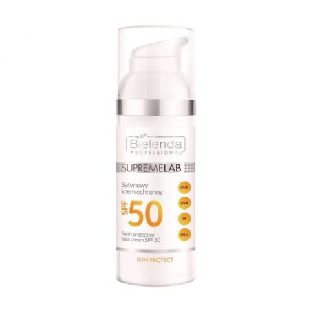Сатиновый защитный крем для лица Bielenda Professional Supremelab Satin Protective Face Cream SPF 50, 50 мл