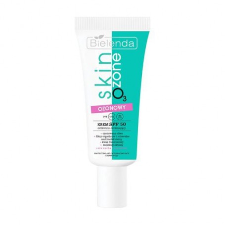 Кислородный крем для лица Bielenda Skin O3zone SPF 50 Озоновый защитный, 40 мл