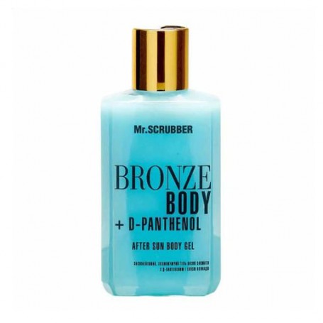 Успокаивающий увлажняющий гель после загара Mr.Scrubber Bronze Body D-Panthenol After Sun Body Gel, 100 мл
