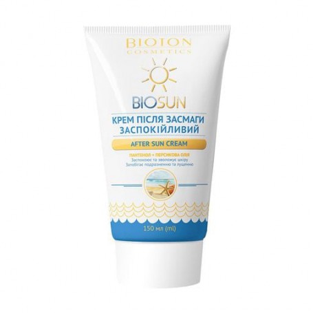Крем после загара успокаивающий Bioton Cosmetics BioSun, 150 мл
