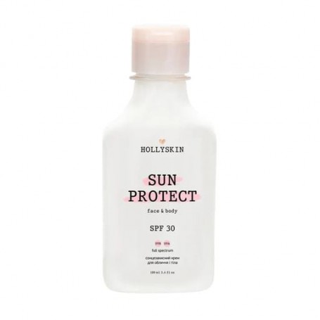 Солнцезащитный крем для лица и тела Hollyskin Sun Protect SPF 30, 100 мл
