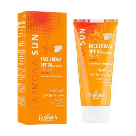 Солнцезащитный крем для лица Farmona Sun SPF 50 обезжиренный, 50 мл