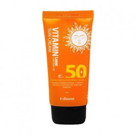 Солнцезащитный крем для лица Eshumi Vitamin Lazer Sunscreen 100 Sun Cream, SPF 50+ PA+++, с витамином E, 70 мл