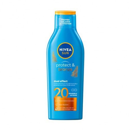 Солнцезащитный лосьон для тела NIVEA Sun SPF 20 Защита и загар, 200 мл