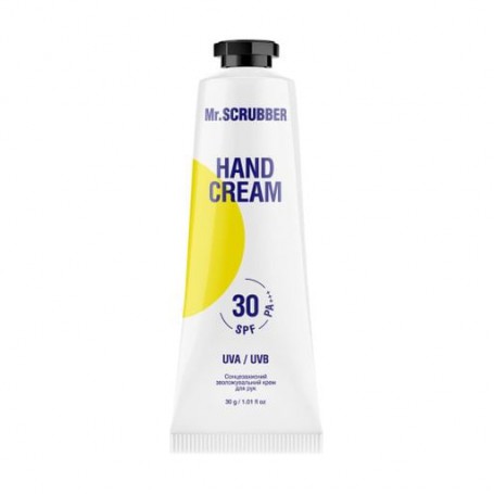 Солнцезащитный увлажняющий крем для рук Mr.Scrubber Hand Cream SPF 30, 30 г