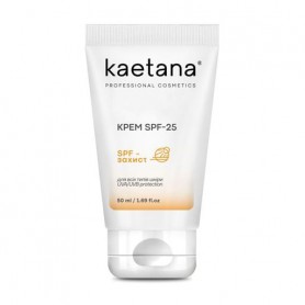 Солнцезащитный крем Kaetana SPF-защита SPF 25 надежная защита от солнечных лучей и фотостарения, 50 мл