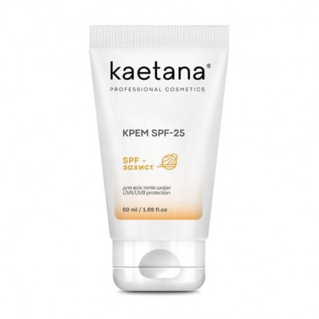Солнцезащитный крем Kaetana SPF-защита SPF 25 надежная защита от солнечных лучей и фотостарения, 50 мл