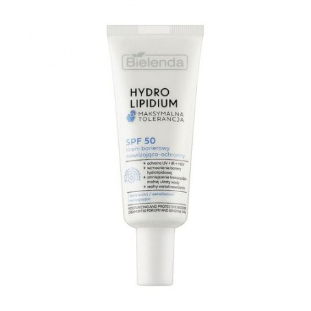 Увлажняющий и защитный барьерный крем для лица Bielenda Hydro Lipidium Barrier Cream SPF 50, 30 мл
