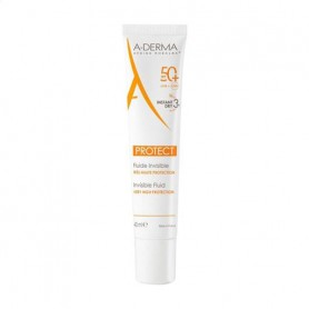Солнцезащитный флюид для тела A-Derma Protect Invisible Fluid Very High Protection SPF 50+, 40 мл