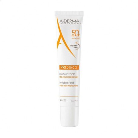 Солнцезащитный флюид для тела A-Derma Protect Invisible Fluid Very High Protection SPF 50+, 40 мл