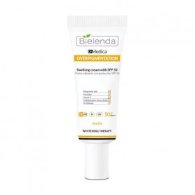 Успокаивающий крем для лица Bielenda Dr Medica Overpigmentation Soothing Cream, SPF 50, 50 мл