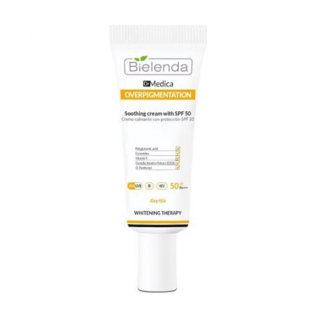 Успокаивающий крем для лица Bielenda Dr Medica Overpigmentation Soothing Cream, SPF 50, 50 мл