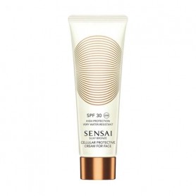 Антивозрастный солнцезащитный крем для лица Sensai Silky Bronze Cellular Protective Cream For Face SPF 30, 50 мл