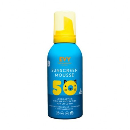 Солнцезащитный мусс для детей и новорожденных EVY Technology Sunscreen Mousse Kids, SPF 50, 150 мл