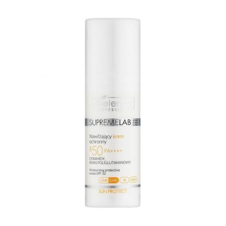 Увлажняющий солнцезащитный крем для лица Bielenda Professional Supremelab Sun Protect Cream, SPF 50 PA ++++, 50 мл