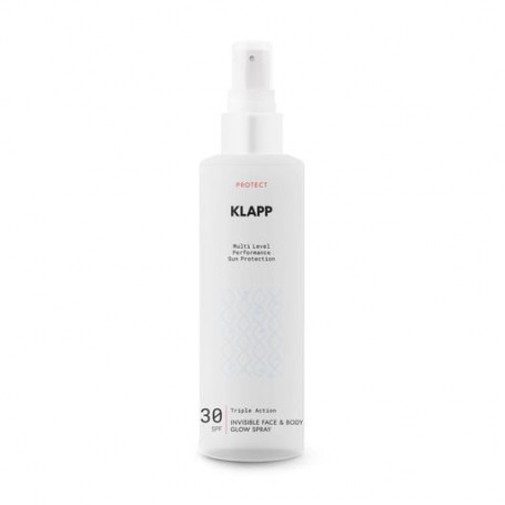 Спрей для загара Klapp Protect Multi Level Performance Sun Protection Triple Action Invisible Face & Body Glow Spray, SPF 30, 20