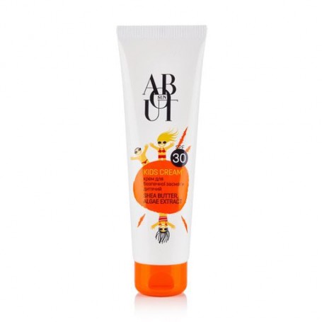 Детский крем для безопасного загара ABOUT sun Kids Cream SPF 30, 90 мл