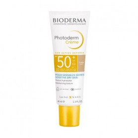 Солнцезащитный тональный крем для лица Bioderma Photoderm Cream Sensitive Dry Skin SPF 50+ Light, 40 мл
