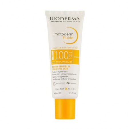 Солнцезащитный флюид для лица Bioderma Photoderm МАХ SPF 100 для чувствительной кожи, 40 мл