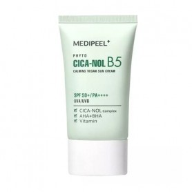 Успокаивающий солнцезащитный крем для лица Medi-Peel Phyto Cica Nol B5 Calming Vegan Sun Cream, SPF 50+ PA++++, с экстрактом цен