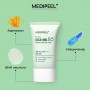 Успокаивающий солнцезащитный крем для лица Medi-Peel Phyto Cica Nol B5 Calming Vegan Sun Cream, SPF 50+ PA++++, с экстрактом цен