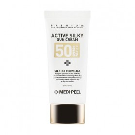 Солнцезащитный крем для лица Medi-Peel Active Silky Sun Cream SPF50+/PA+++, 50 мл