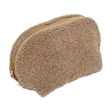 Косметичка Miso Your Favourite Bag Teddy светло-коричневая, маленькая, 21*13*11 см (WQ001-10)